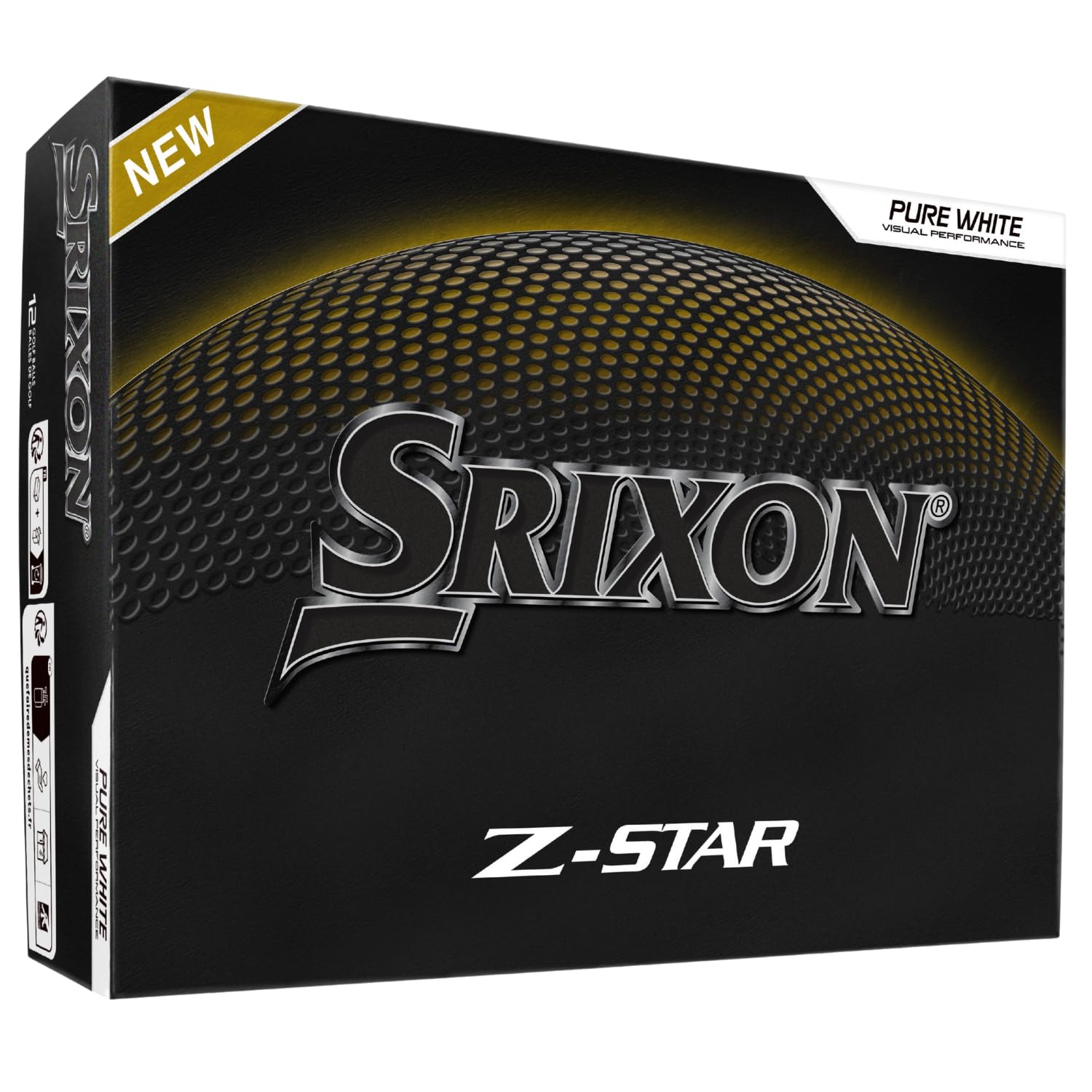 Srixon Z-Star 8&9 Blanco y Amarillo | Distancia y Giro Extremos | Control y Tacto Suave